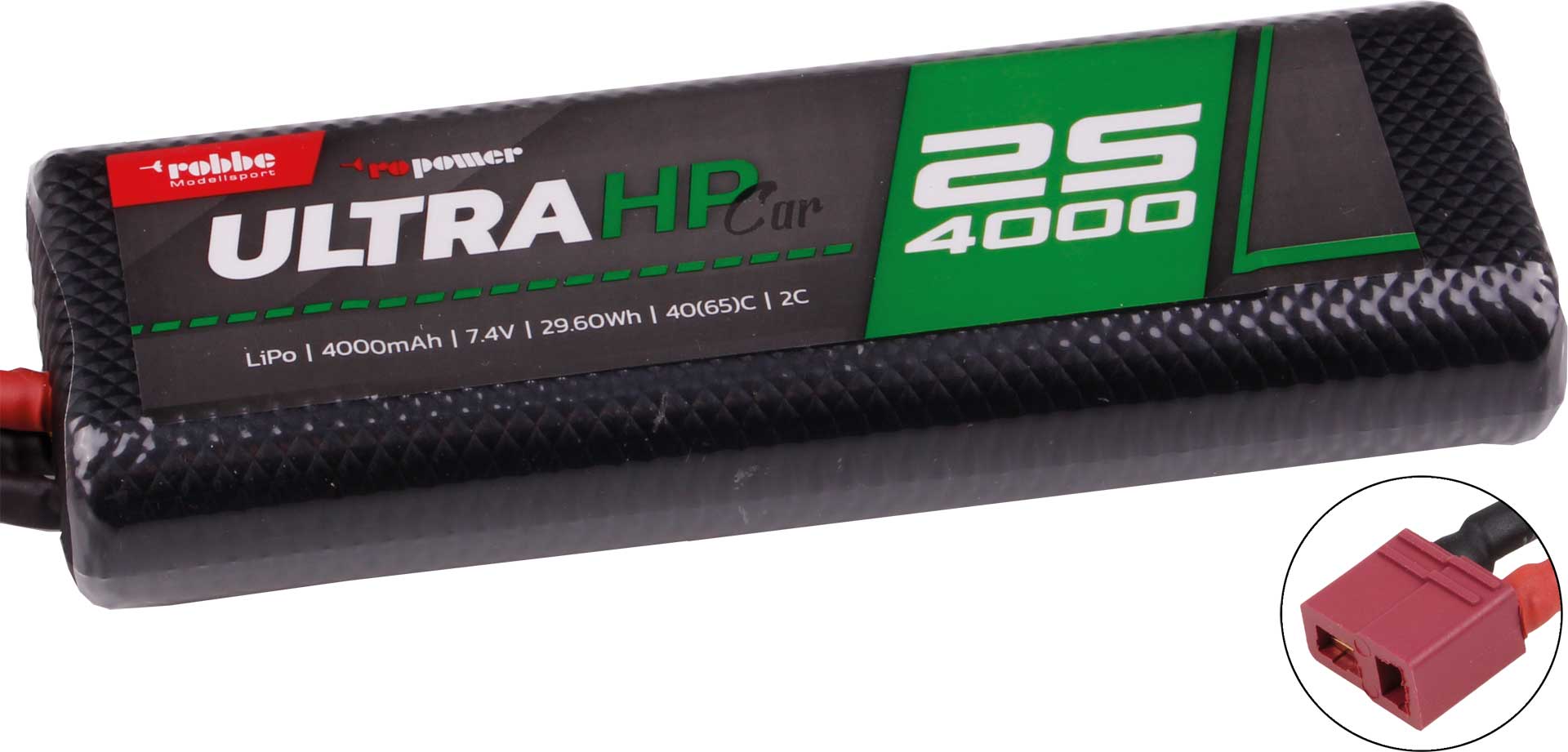 Robbe Modellsport RO-POWER ULTRA HP CAR 4000MAH 7,4 VOLT 2S 40(65)C LIPO AKKU