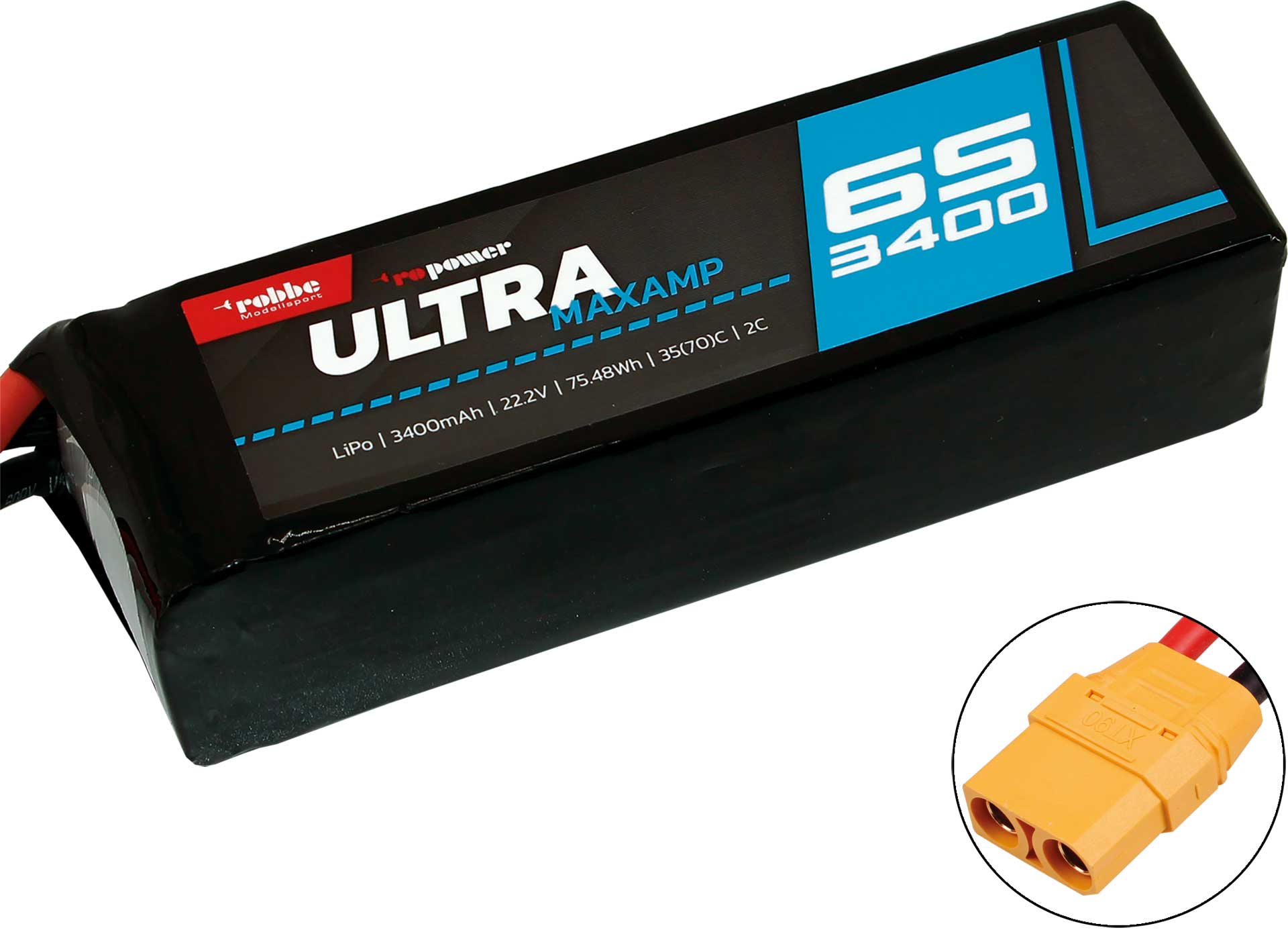Batterie Lipo Roxxy EVO 2S 850mAh 30C
