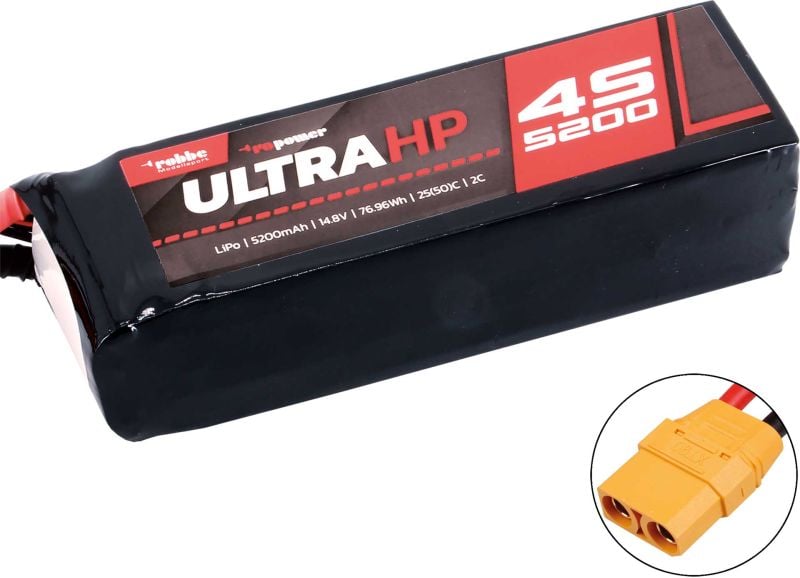 Robbe Modellsport RO-POWER ULTRA HP 5200MAH 14,8 VOLT 4S 25(50)C LIPO AKKU