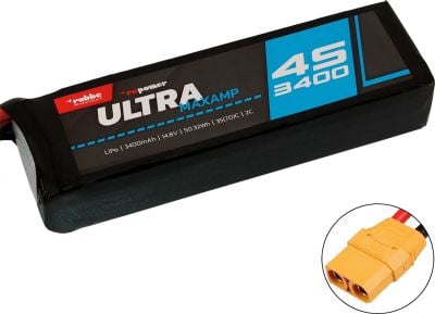 Robbe Modellsport RO-POWER ULTRA MAXAMP 3400MAH 14,8 VOLT 4S 35(70)C LIPO AKKU