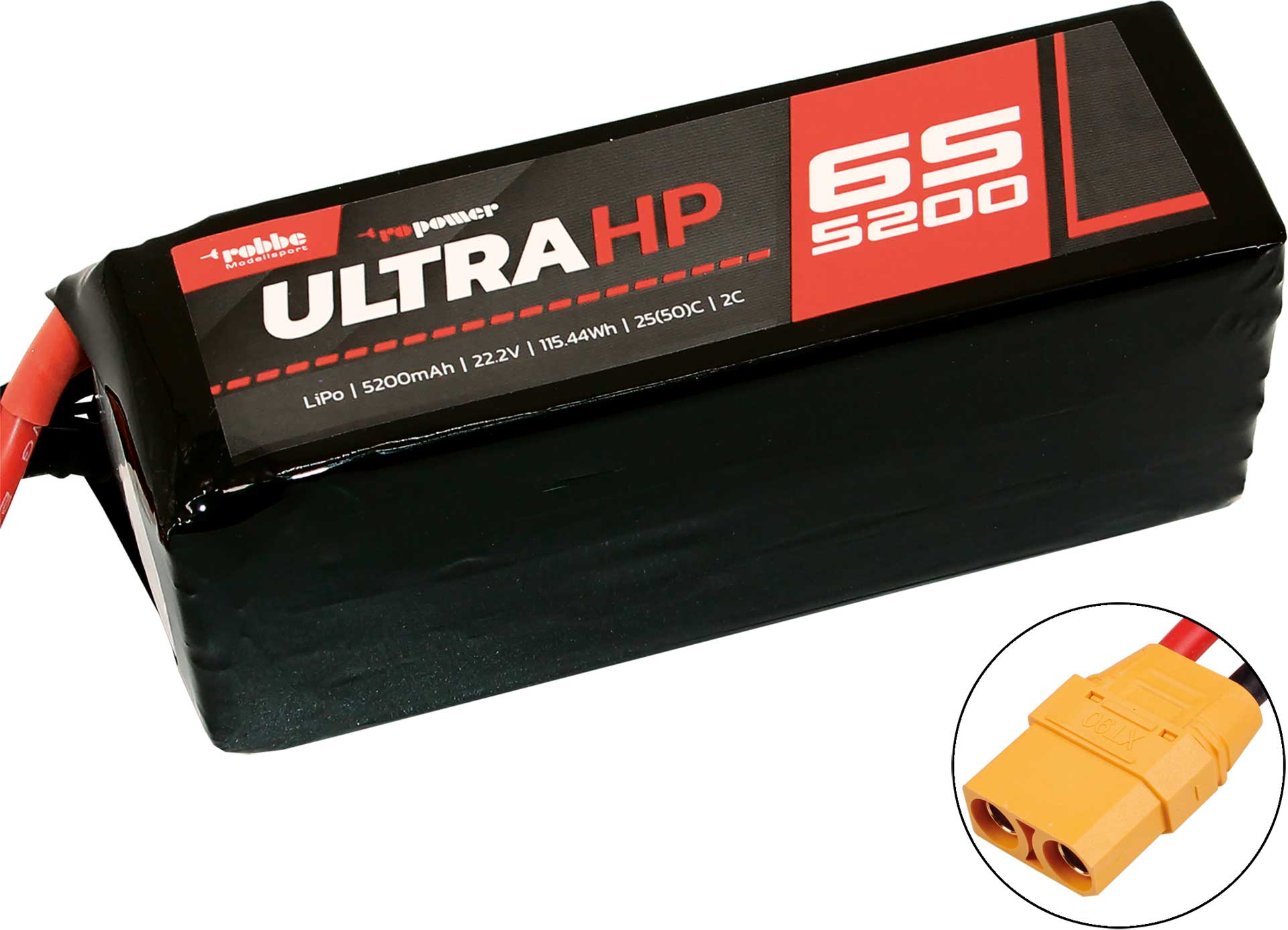 Robbe Modellsport RO-POWER ULTRA HP 5200MAH 22,2 VOLT 6S Batterie Lipo