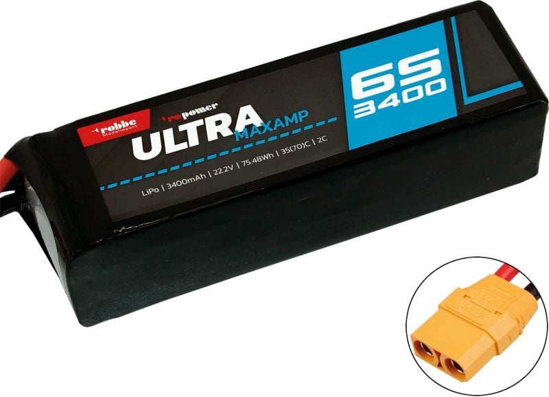 Robbe Modellsport RO-POWER ULTRA MAXAMP 3400MAH 22,2 VOLT 6S