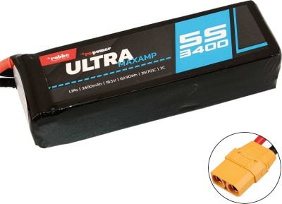 Robbe Modellsport RO-POWER ULTRA MAXAMP 3400MAH 18,5 VOLT 5S 35(70)C LIPO AKKU