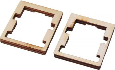 Robbe Modellsport CNC servo frame FS 125 BB MG (1 pair)