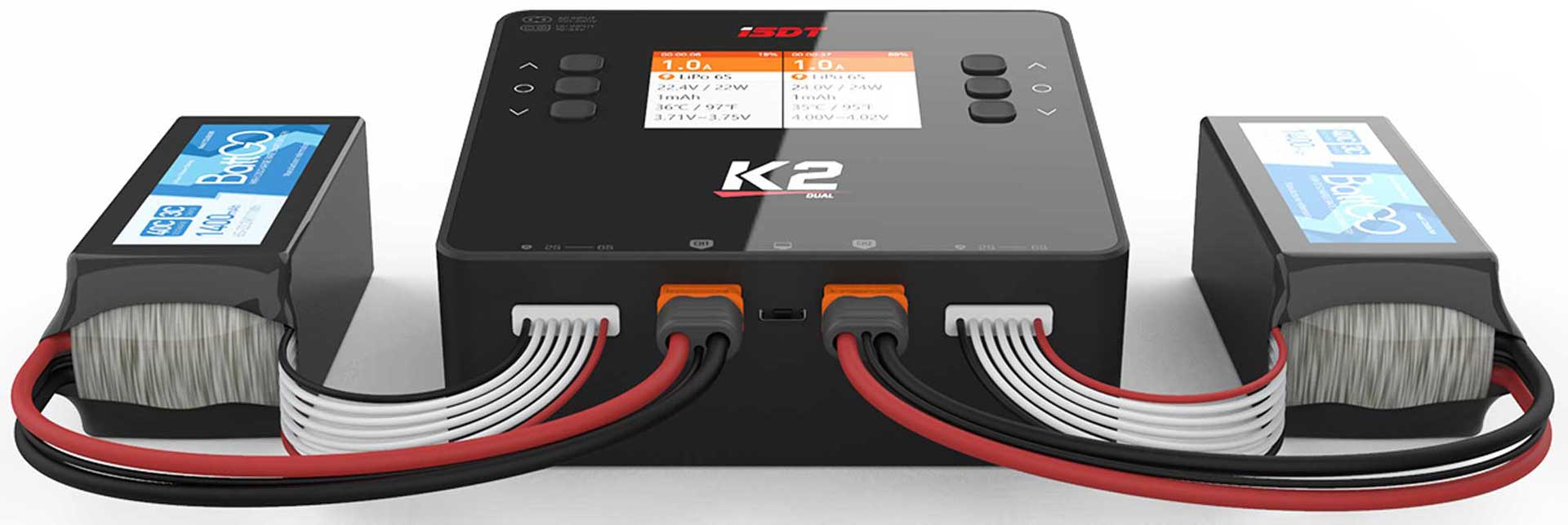 Isdt K Dual Chargeur W X Ac Dc Chargeur S