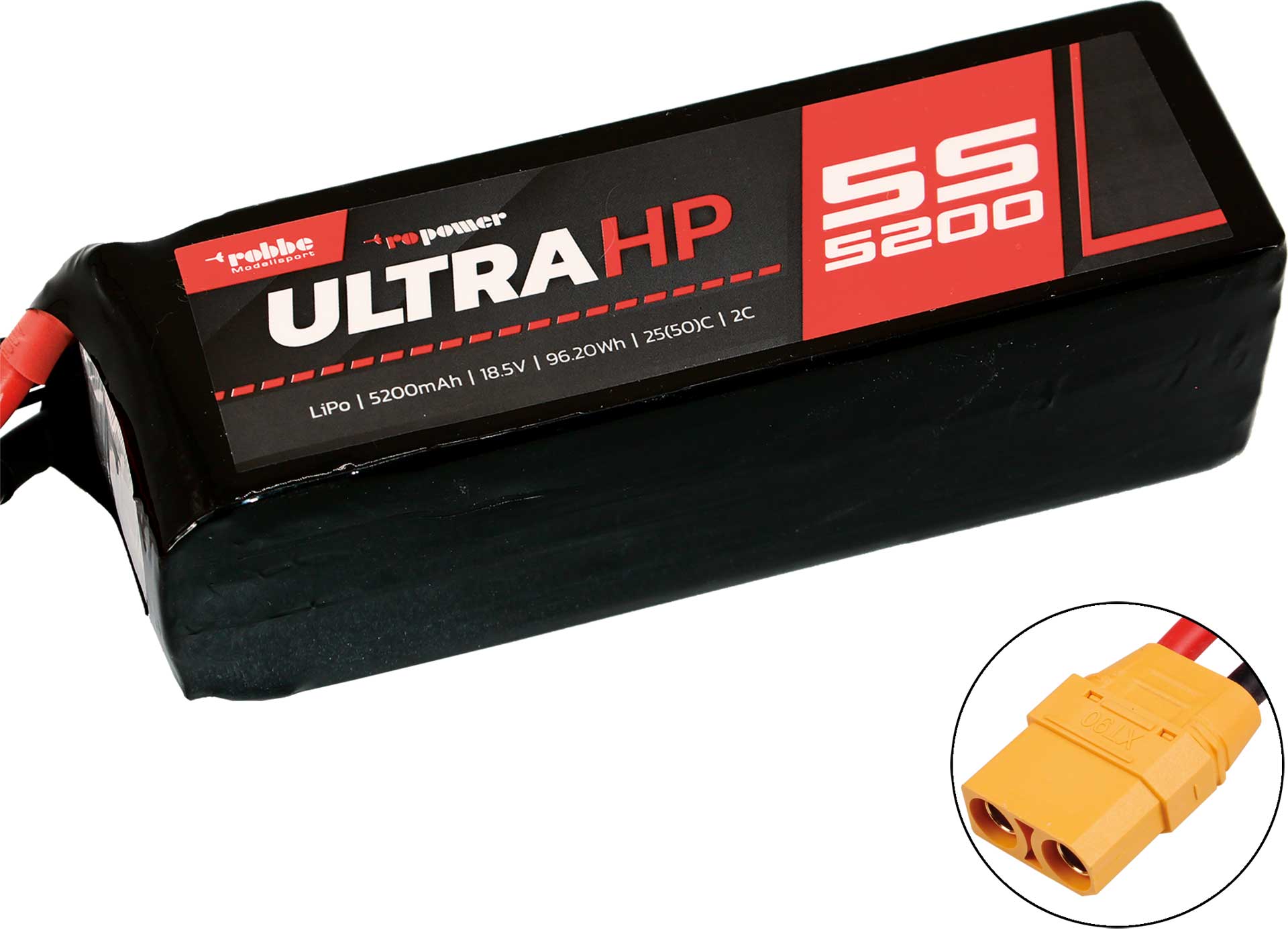 Robbe Modellsport RO-POWER ULTRA HP 5200MAH 18,5 VOLT 5S Kit de construction, carrosserie peinte incluse